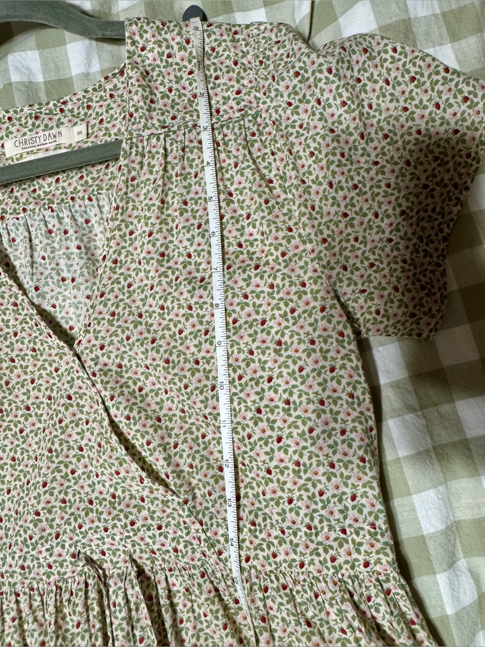 Christy Dawn Strawberry Cream Dress - Picture 7 of 7